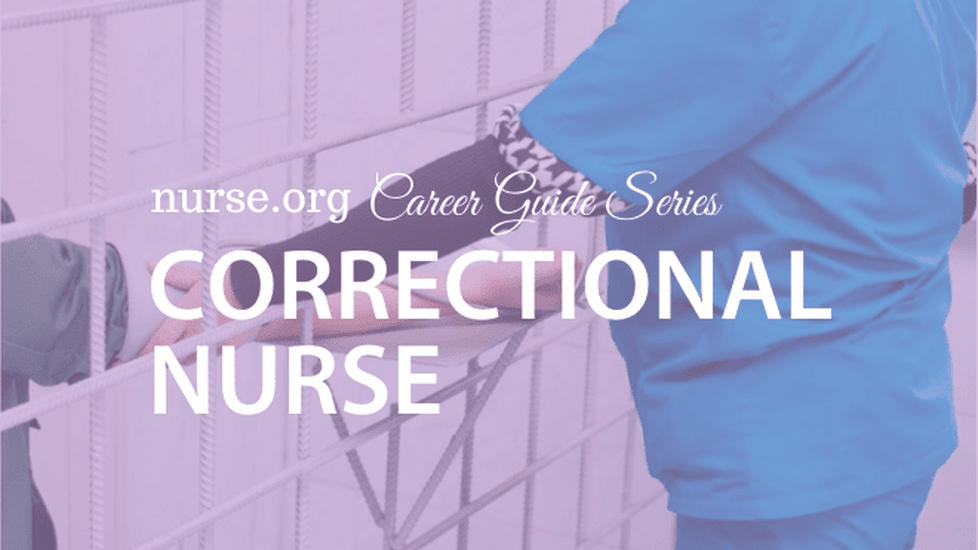 Nurse checking blood pressure of inmate in prison