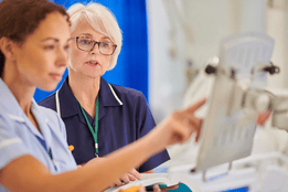 instructor teaching at rn to bsn program